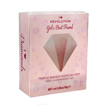 Makeup Revolution Diamond Girls Best Friend – rozświetlacz do twarzy (10 g)