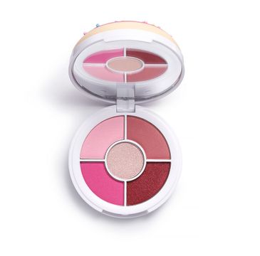 Makeup Revolution Donuts Raspberry Icing – paleta 5 cieni do powiek (1 szt.)