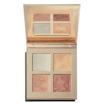 Makeup Revolution Face Quad – paleta rozświetlaczy Incande (3.5 g)