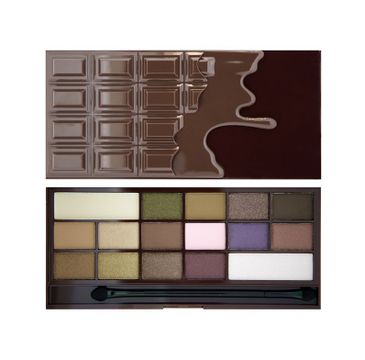 Makeup Revolution I Heart Chocolate – paleta cieni do powiek (22 g)
