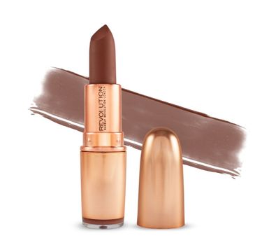 Makeup Revolution Iconic Matte Nude Lipstick – pomadka do ust matowa Inclination (1 szt.)