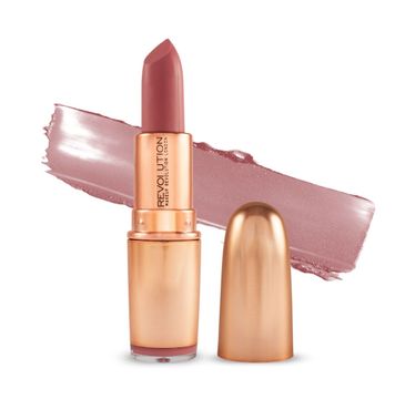 Makeup Revolution Iconic Matte Nude Lipstick – pomadka do ust matowa Lust (1 szt.)