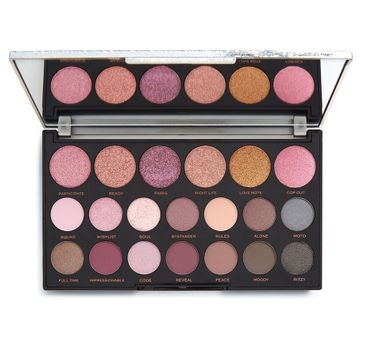 Makeup Revolution Jewel Collection Palette – paleta cieni do powiek Opulent Silver (1 szt.)