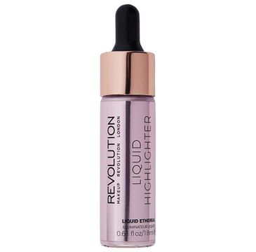 Makeup Revolution Liquid Highlighter – rozświetlacz w płynie Liquid Ethereal (18 ml)
