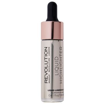 Makeup Revolution Liquid Highlighter – rozświetlacz w płynie Luminous Luna (18 ml)