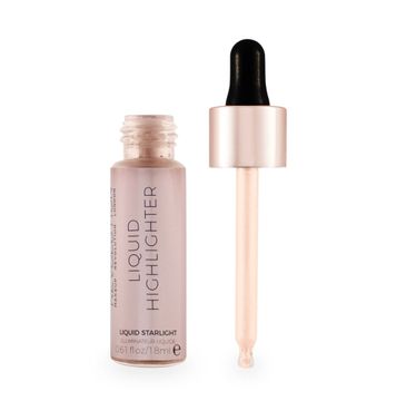 Makeup Revolution Liquid Highlighter – rozświetlacz w płynie Starlight (18 ml)