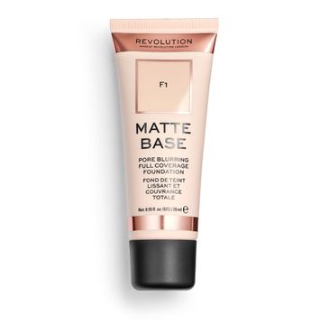 Makeup Revolution Matte Base Foundation – podkład do twarzy matujący F1 (28 ml)