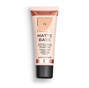 Makeup Revolution Matte Base Foundation – podkład do twarzy matujący F5 (28 ml)