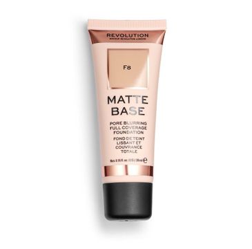 Makeup Revolution Matte Base Foundation – podkład do twarzy matujący F8 (28 ml)
