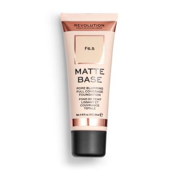 Makeup Revolution Matte Base Foundation – podkład matujący do twarzy F6.5 (28 ml)