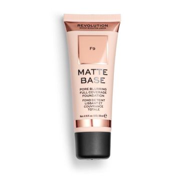 Makeup Revolution Matte Base Foundation – podkład matujący do twarzy F9 (28 ml)