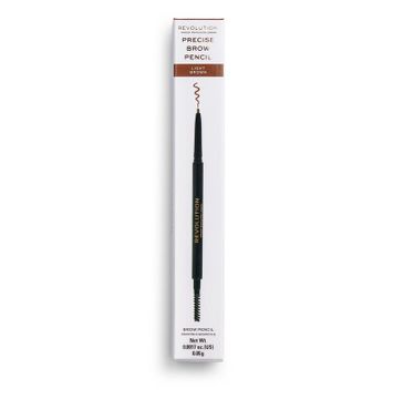 Makeup Revolution Microblading Precision Eyebrow Pencil - kredka do brwi nr 03 Light Brown (1 szt.)