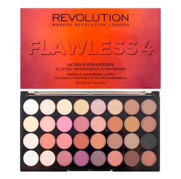 Makeup Revolution Palette Flawless 4 – paleta cieni do powiek (1 szt.)