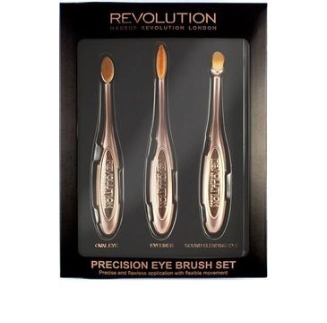 Makeup Revolution Precision Eye Set – zestaw szczotek do makijażu oczu (1 op.)