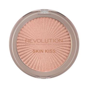 Makeup Revolution Skin Kiss - rozświetlacz do twarzy Peach Kiss (14 g)