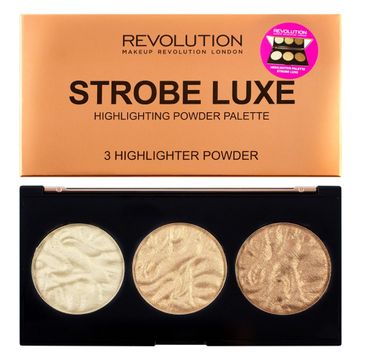 Makeup Revolution Strobe Luxe Palette - zestaw rozświetlaczy (1 szt.)