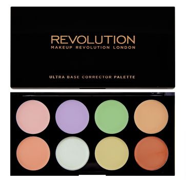 Makeup Revolution Ultra Base Corrector Palette - zestaw korektorów pod oczy i do twarzy (13 g)