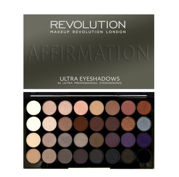 Makeup Revolution Ultra Palette 32 - zestaw cieni do powiek Affirmation (16 g)