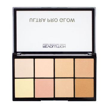 Makeup Revolution Ultra Pro Glow - zestaw rozświetlaczy (20 g)