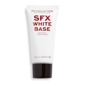 Makeup Revolution SFX White Base Halloween - wybielająca baza pod makijaż (25 ml)