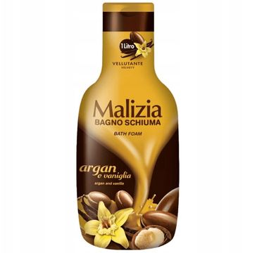 Malizia Bath Foam płyn do kąpieli Argan i Wanilia (1000 ml)