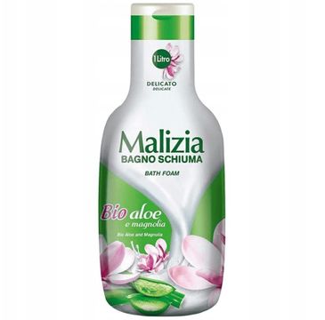 Malizia Bath Foam płyn do kąpieli Bio Aloes i Magnolia (1000 ml)