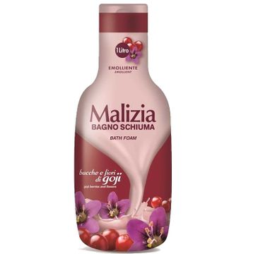 Malizia Bath Foam płyn do kąpieli Jagody Goji i Kwiaty (1000 ml)