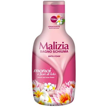 Malizia Bath Foam płyn do kąpieli Monoi i Kwiat Lotosu (1000 ml)