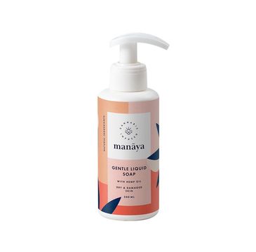 Manaya Gentle Liquid Soap mydło do rąk w płynie z olejem konopnym (200 ml)