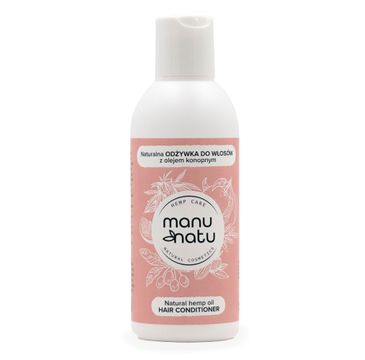 Manu Natu Natural Hemp Oil Hair Conditioner naturalna od偶ywka do w艂os贸w z olejem konopnym (200 ml)