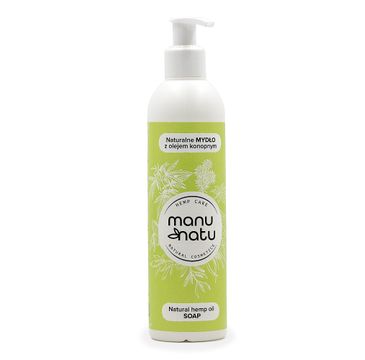 Manu Natu Natural Hemp Oil Soap naturalne mydło z olejem konopnym (300 ml)