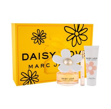 Marc Jacobs Daisy Love zestaw woda toaletowa spray 100ml + miniaturka wody toaletowej 10ml + balsam do ciała 75ml