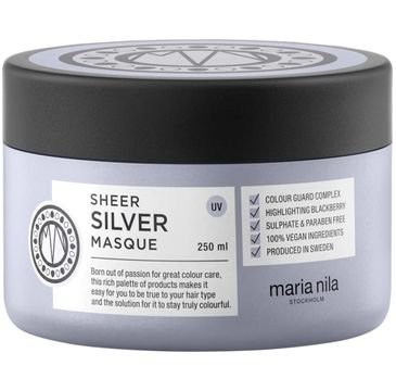Maria Nila Sheer Silver Masque maska do włosów blond i rozjaśnianych 250ml