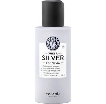 Maria Nila Sheer Silver Shampoo szampon do włosów blond i rozjaśnianych 100ml