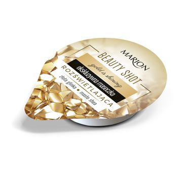 Marion Beauty Shot Gold is Shining – ekskluzywna maseczka rozświetlająca Złota glinka i masło shea (10 ml)