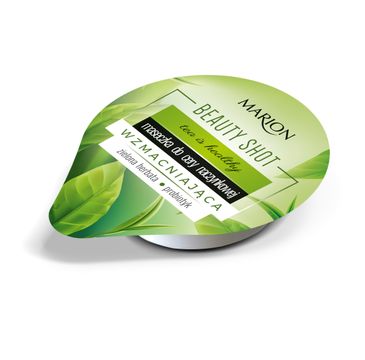 Marion Beauty Shot Tea is Healthy – maseczka do cery naczynkowej wzmacniająca Zielona herbata i probiotyk (10 ml)