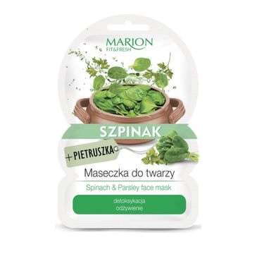 Marion Fit & Fresh – maseczka do twarzy szpinak + pietruszka (9 g)