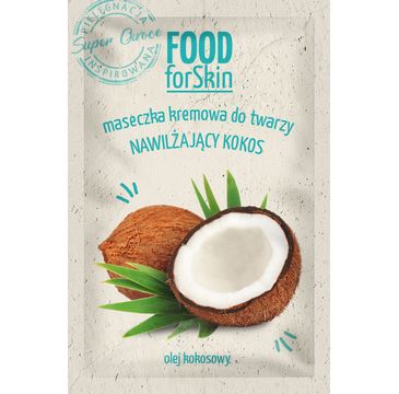 Marion Food for Skin Maseczka nawilżająca, kremowa do twarzy Kokos (6 ml)
