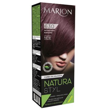 Marion Natura Styl – farba do włosów – Intensywny burgund nr 630 (80 ml)