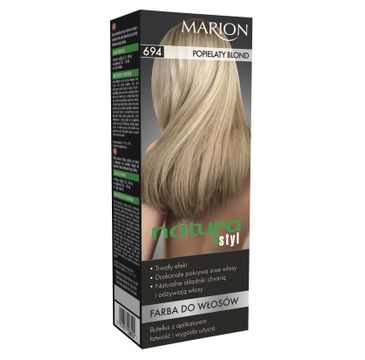 Marion Natura Styl – farba do włosów – Popielaty blond nr 694 (80 ml)