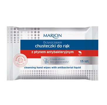 Marion – oczyszczające chusteczki z płynem antybakteryjnym (1 op.)