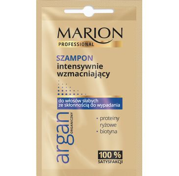 Marion Professional – szampon do włosów intensywnie wzmacniający Argan Organiczny (10 g)