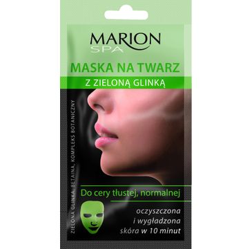 Marion Spa – maska do twarzy zieloną glinką (15 ml)