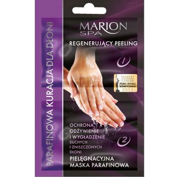 Marion Spa – peeling i maska – parafinowa kuracja do dłoni (4 g + 6 ml)