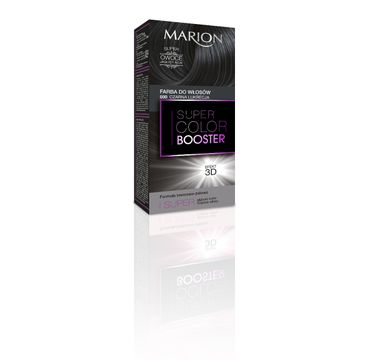 Marion Super Color Booster – farba do włosów 3D nr 500 Czarna Lukrecja (1 op.)