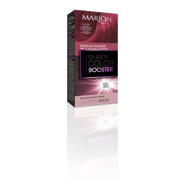 Marion Super Color Booster – farba do włosów 3D nr 505 Śliwkowa Czerwień (1 op.)