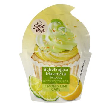 Marion Sweet Mask – bąbelkująca maseczka do twarzy oczyszczająca Lemon & Lime Cake (6 g)