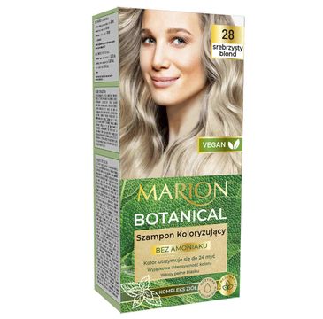 Marion Botanical szampon koloryzujący bez amoniaku 28 Srebrzysty Blond (90 ml)