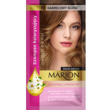 Marion – szampon koloryzujący nr 70 Karmelowy blond (1 szt.)
