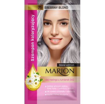 Marion – szampon koloryzujący nr 71 Srebrny blond (1 szt.)